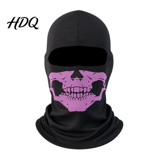 UV Protection Face Cover Skull Neck Gaiter Balaclava Full Mask Breathable Sun Shield Mask Ice Silk Guard for Outdoor Cycling Motorcycle Riding Dust