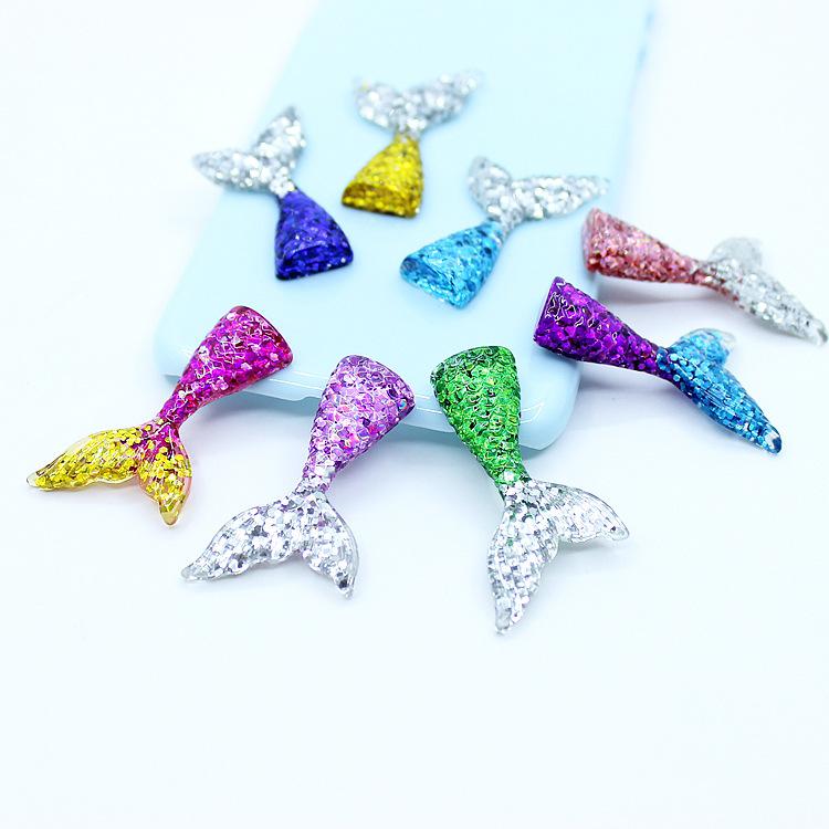10pcs Ocean Series Charms For Slime Filler DIY Ornament Phone Decoration Mermaid Charms Clay Slime