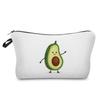 Geantă cosmetică cu imprimeu avocado pentru femei, Organizator pentru articole de toaletă, Cutie de depozitare pentru călătorii 6700