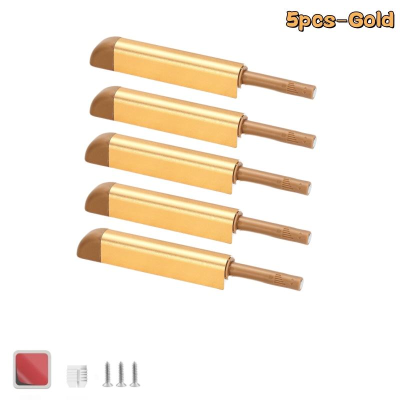 

5/10 Pcs Exposed/Concealed Push to Open Door Latches Kitchen Cabinet Rebounder Quiet Soft Close Door Stop Magnetic Damper Buffer