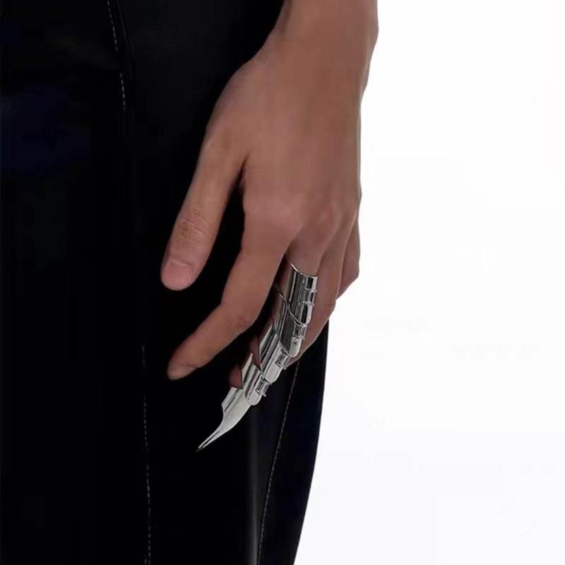 Simple Irregular Rings with Crystal Aesthetic Jewelry Finger Rings for Women Girl Assortment Stylish Accessory for Party