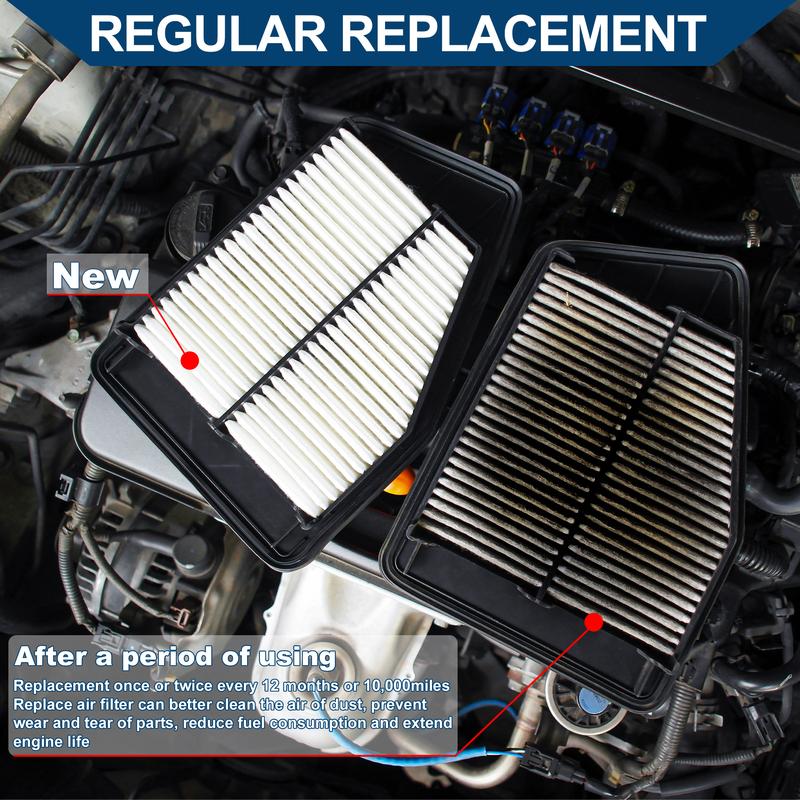X Autohaux Car Engine Air Filter No.17801-YZZ01 for Lexus ES330 3.3L 2002-2006 2 Pcs
