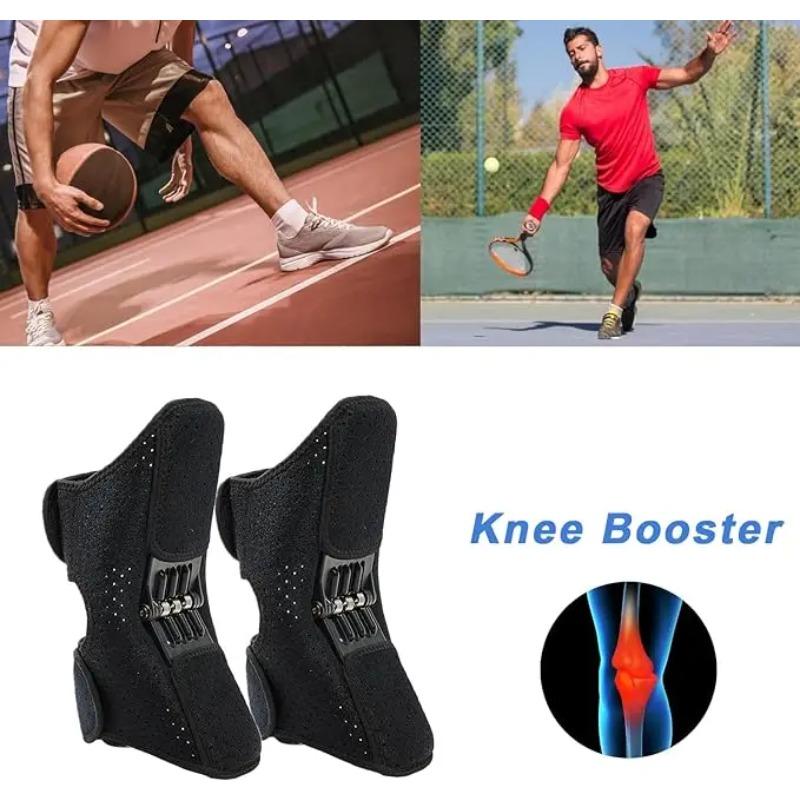 Knee Booster izable Fit Breathable Support with Powerful Rebound Spring Hook and Loop Closure Ideal for Running Bicycle and Hiking