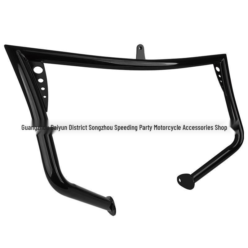 Harley Touring Glide Black Front Bumper Anti-Collision Guard 09-23