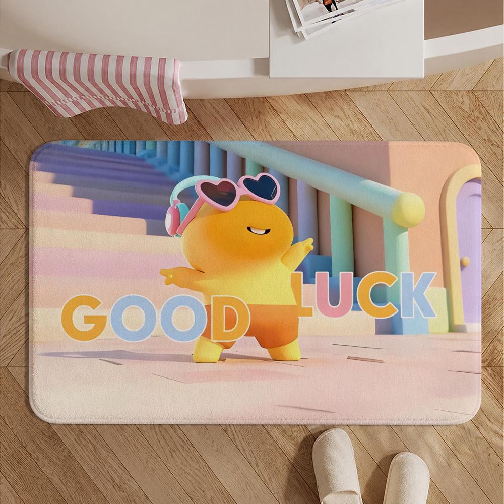 IP-Lulu the CapybaraS Floor Mat Soft Non-Slip Bath Mat, Bedside Carpet, Absorbent Doormat for Home