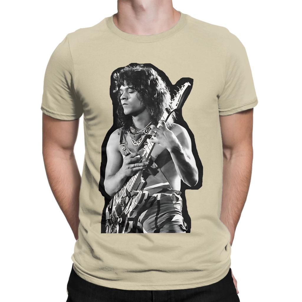 long sleeve eddie stuff eddie funny eddie Funny 100 Cotton TShirt Van Halen Tees Tops For Unisex