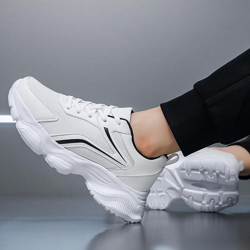 Великий Розмір 50 Платформа Кросівки для Ходьби Чоловічі Висока Якість Вуличні Спортивні Баскетбольні Кросівки для Чоловіків Чорні Повсякденні Кросівки для Бігу Чоловічі