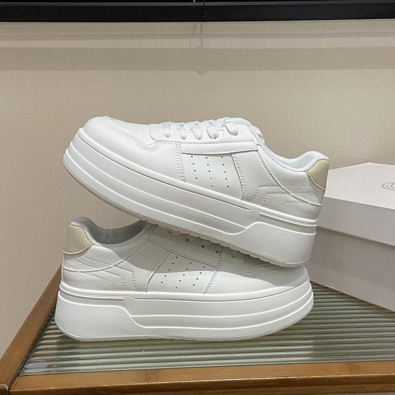 2025 Little White Shoes Women's Spring New Korean Version Ins Female Students Leisure Sports Versatile Board Shoes Street Shot BK6903