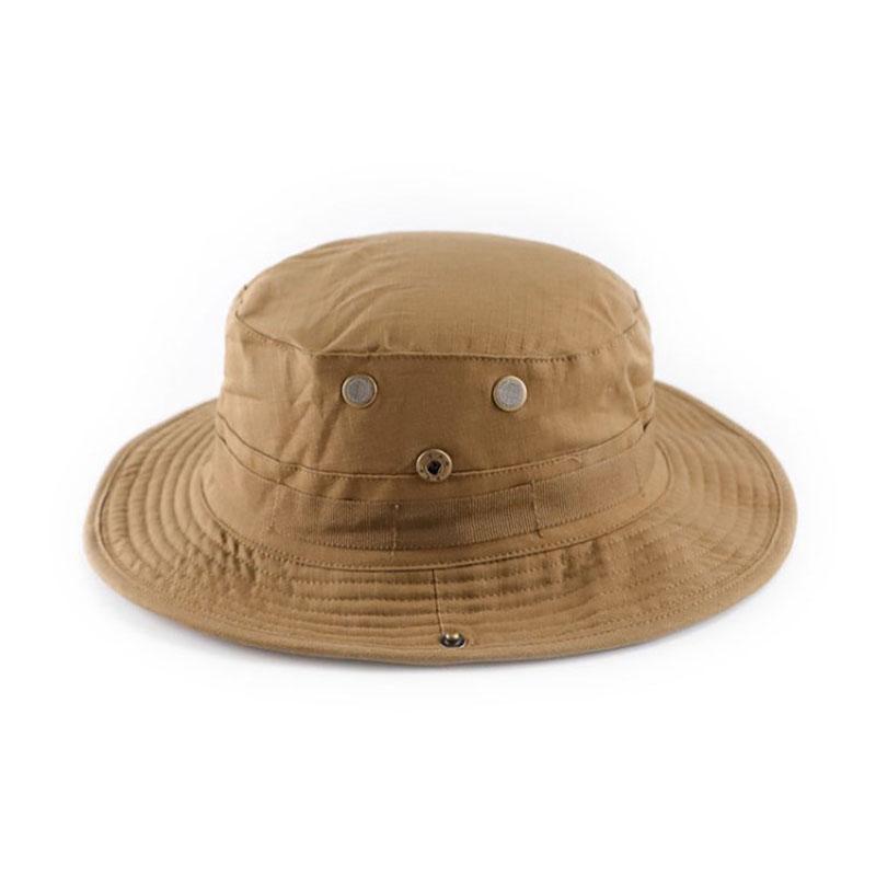23 Farben Outdoor Bucket Hat Verdickter Boonie Hut Top Qualität Fischerhut Jagd Camping Kappen A0E056