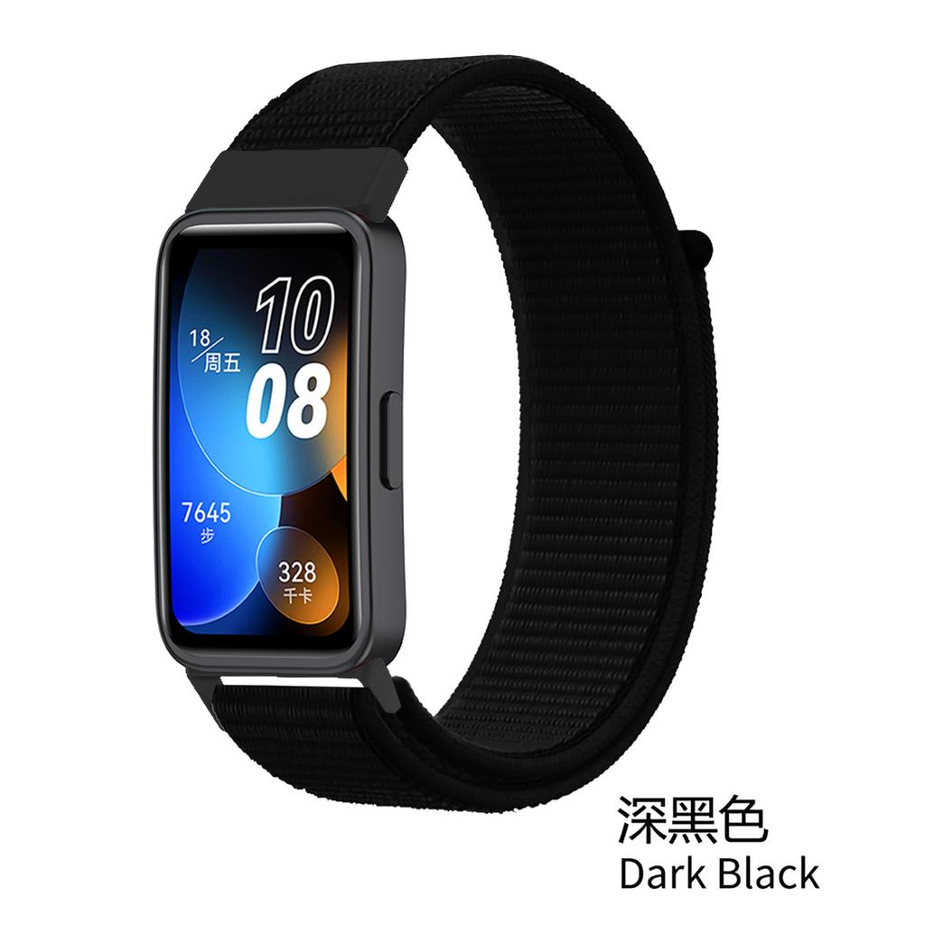Nylon solo loop strap for Huawei Band 10 9 8 7 bracelet wristband replacement belt accessories Huawei band 10 breathable Correa
