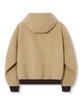 Trillion Unisex Fleece Duffle Hooded Coat Jacket [Beige]