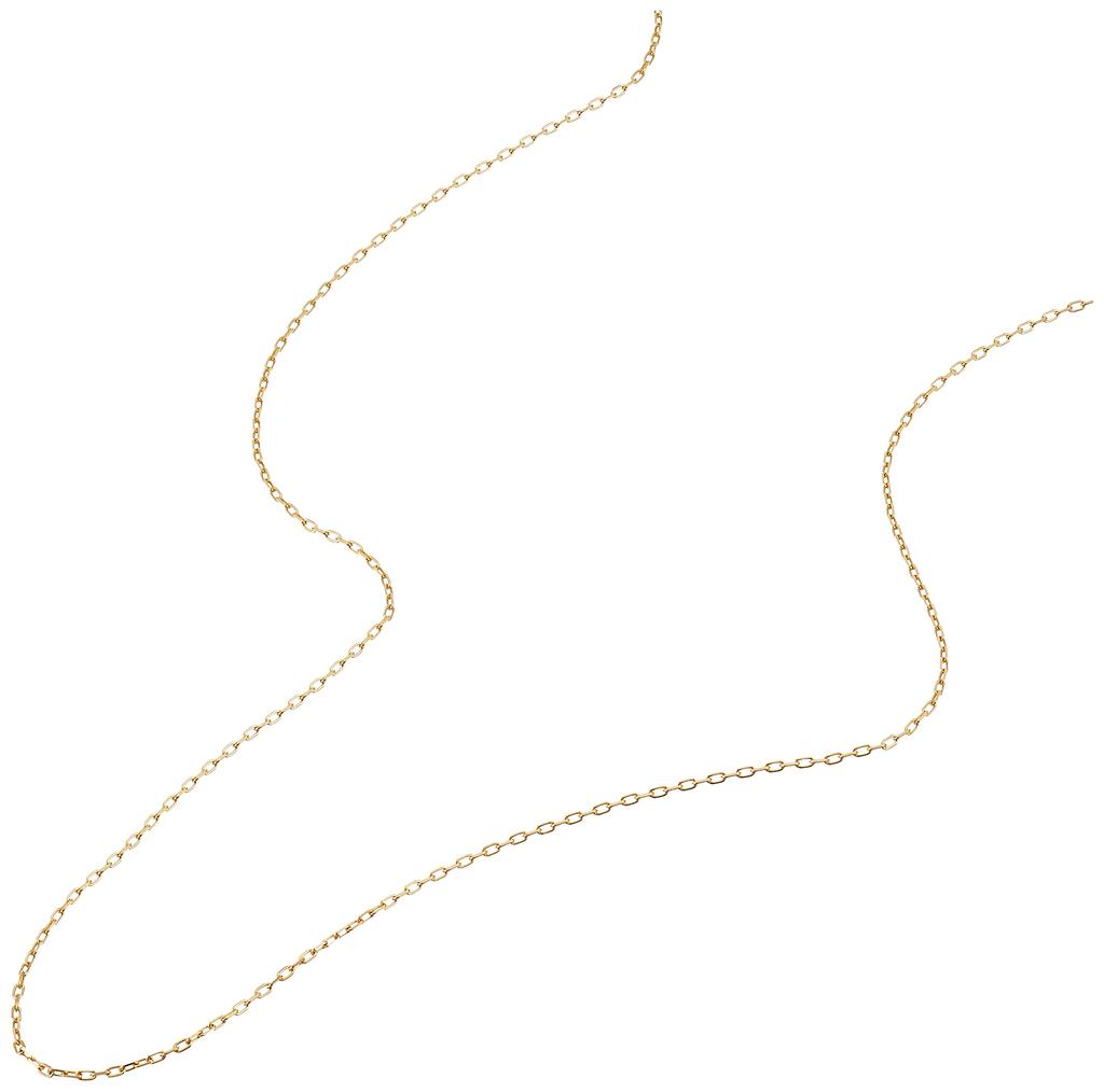 Shop Halskette K18 18K Gold Azuki Kettenbreite Made in Japan Einfach 18k04 G 40cm [Schmuck M] 0,7mm Damen
