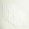 20pcs/Set White Microfiber Car Glass Coating Cleaning Waxing Cloths Soft Thin