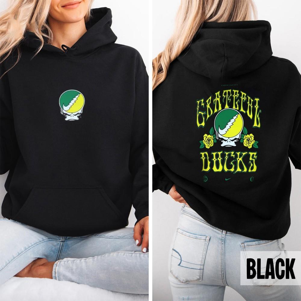 

Grateful Dead X Oregon Ducks, Grateful Ducks Roses Hoodie M