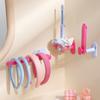 2Pcs Punch-Free Hair Rope Storage Rack Retractable Necklace Bracelet Stand  Shower Room