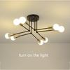 6/8 głowice LED lampa sufitowa do salonu Nordic światło kopuły oświetlenie do dekoracji domu oświetlenie naturalne żyrandol;
