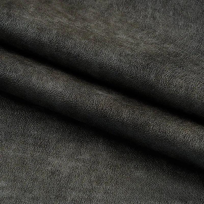 50x140cm Retro PU Leather Fabric Waterproof Trendy for Sewing Leather Jacket Skirt Bag Sofa Release Materials