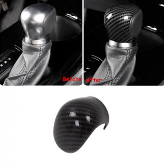 For Toyota C-HR CHR 2016-2022 Carbon Fiber Inner Gear Shift Knob Cover Trim