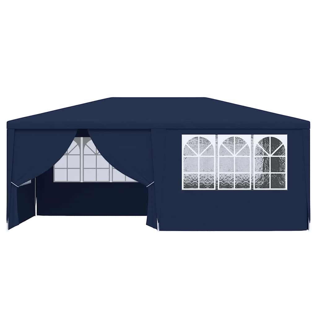 Professional Party Tent with Side Walls 4*6 M Blue 90 G M²