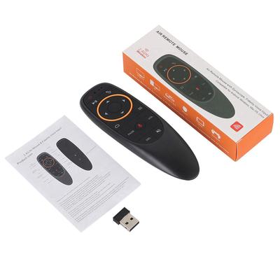 2.4G Bezdrátová Hlasová Vzdušná Myš Klávesnice Dálkové Ovládání s Gyroskopem pro TV Box PC