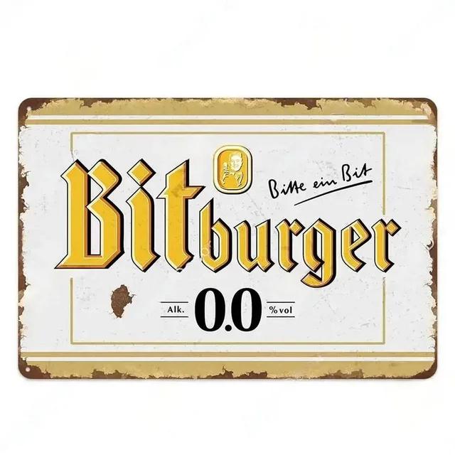 Vintage Metal Tin Signs Plaque  Erdinger Veltins Wall Decoration  Iron Art Posters for Man Cave Home Cafe Garden Club Bar  Retro