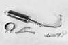 Bike Parts Center Zoomer Custom Carbon Muffler Silencer Exhaust Honda Zoomer AF58 Fi Excluded 203701
