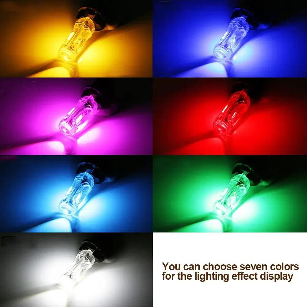 2/4pcs T10 3030 W5W Bulbs 12V Auto Brake Turn Signal Lights Car Clearance lights with Waterproof & Heat Resistant