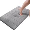 Super Absorbent Bath Mat Non Slip Rugs Bathroom Carpets Soft Memory Foam Floor Washable Bathtub Floor Rug Shower Doormat