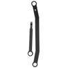 Aluminum Alloy Steering Linkage Tie Rod for 1 24 Axial SCX24 90081 RC Crawler Car PartsBlack