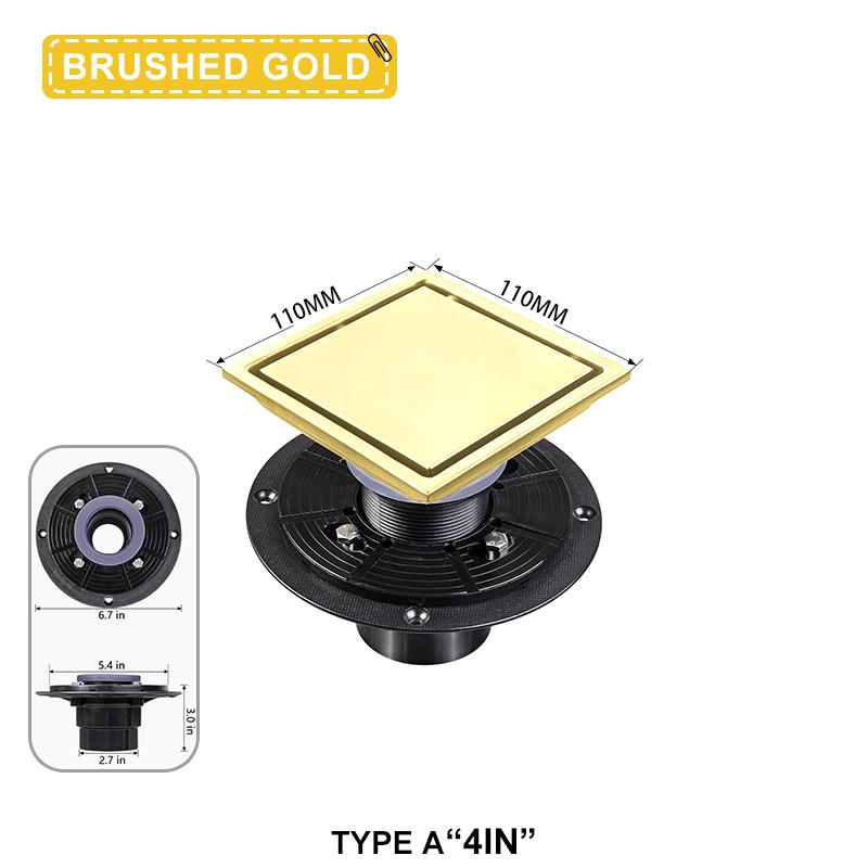 Sifon de Pardoseală Pătrat Inoxidabil Invizibil Deodorant Filtru de Gunoi Sifon Sifon de Pardoseală Duș Filtru de Apă Accesorii Baie