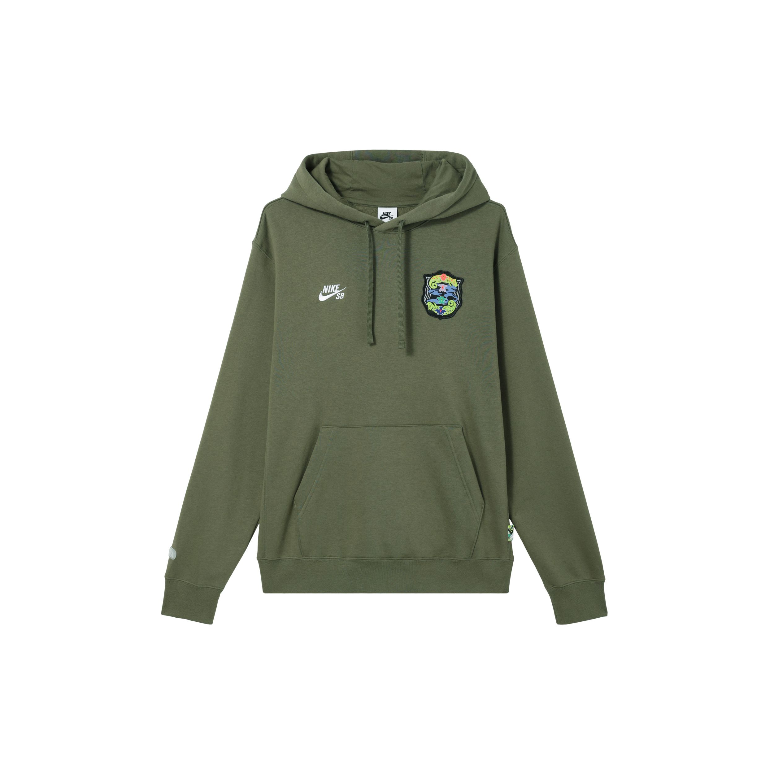 

Nike SB Pattern Pullover Hoodie Unisex hoodies Olive-Green FZ4099222 XL
