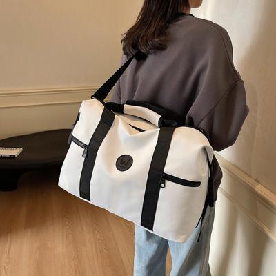 Lässige Druckentlastung Tragbare Reisetasche Trocken- und Nassfach Trainings-Fitness-Yogatasche Schülergepäcktasche Kann an Zugstange befestigt werden