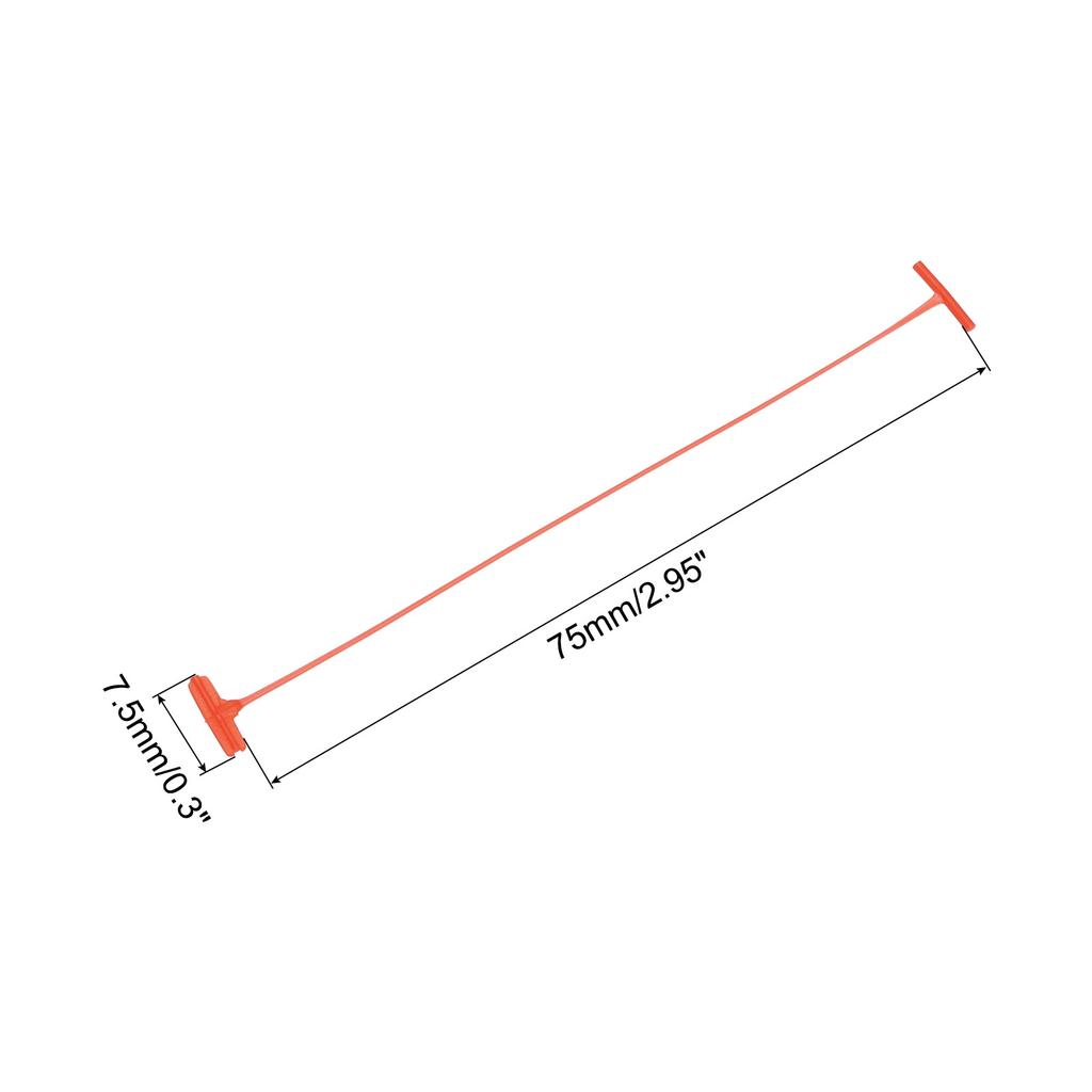 5000pcs/lot Standard Tagging Gun Fasteners Garment Tags Label Attachments Gun Barbs for Clothin 15/20/25/35/50/65/75mm Black/Red