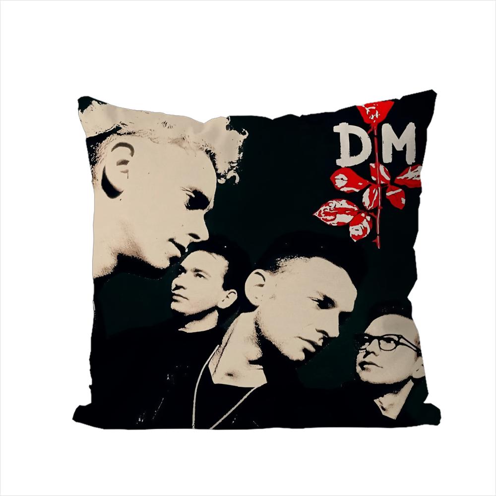 

Band DDepeche Mode Pillow Case For Car Sofa Decorative Home Doublesided Print Plush Square Throw Pillow Cushion Cover 30x30cm