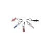 2.5 Cm Mini Aluminum Carabiner Clip Tiny Carabiners Set Spring Snap Keyring Hook For Camping Traveling Hiking Keychains Outdoorblack10pcs