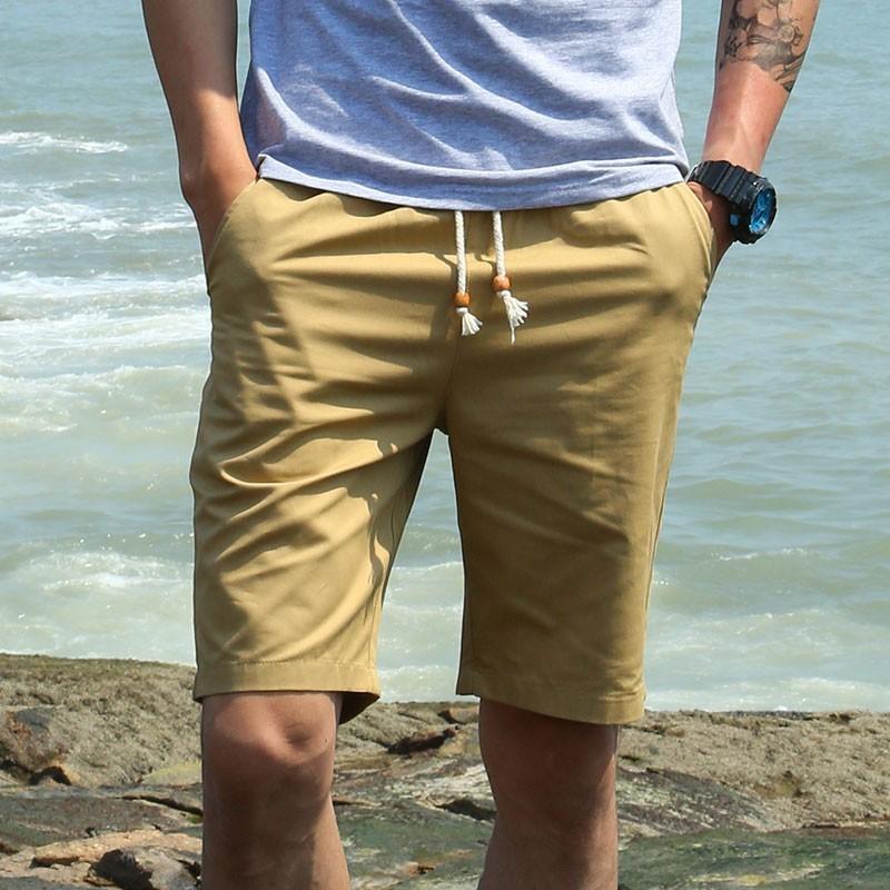 2018 Summer New Youth Mens Casual Japanese Midrise Microelastic Shorts With Comfortable Cotton Blend Fabric