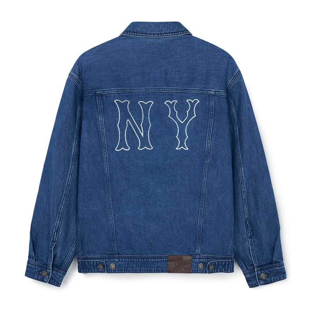 MLB New York Yankees Denim Jacket Unisex Blue 3ADKB0144-50INS