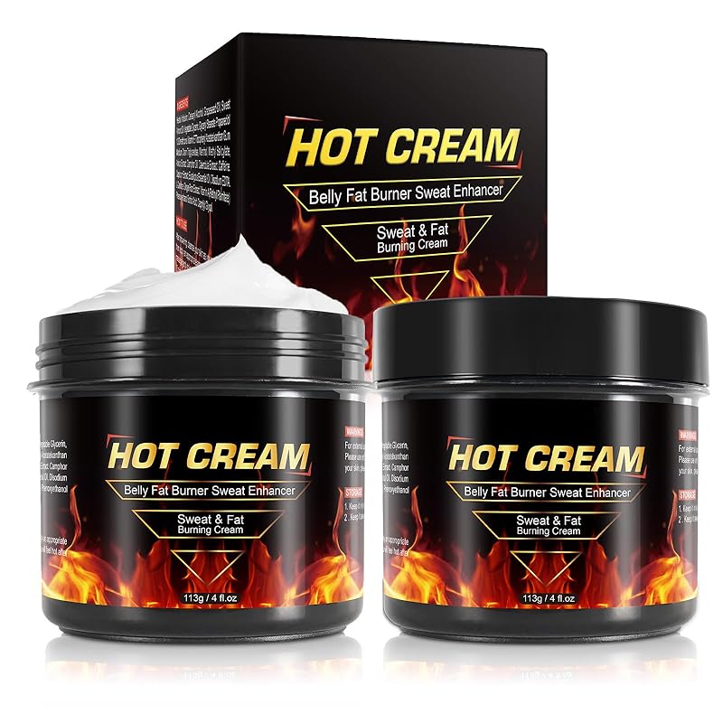 Sweat Cream for Skin, Natural Workout Enhaner Promotes Circulation for Targeted Areas, Support Muscle Warm-up & Skin Tightening, Enhance Exercise