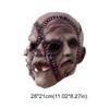 Soft Halloween Scary Mask Realistic Cosplay Costume Mask Three-Sided Scar Human Face  Cosplay Party