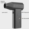 Ultra-Portable 41m/s Blower, 3-Speed & 4000mAh with Dual Magnetic Nozzles for Yard/BBQ/Hair Multi-Scene Use