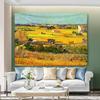 Nordic Style Oil Painting Background Cloth, INS Hanging Cloth, Bedroom, Dormitory, Guesthouse Decoration, Bedside Background Wall Cloth, Tapestry