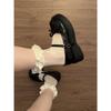Wang Fanying style platform small leather shoes spring and autumn with skirts Mary Jane single shoes