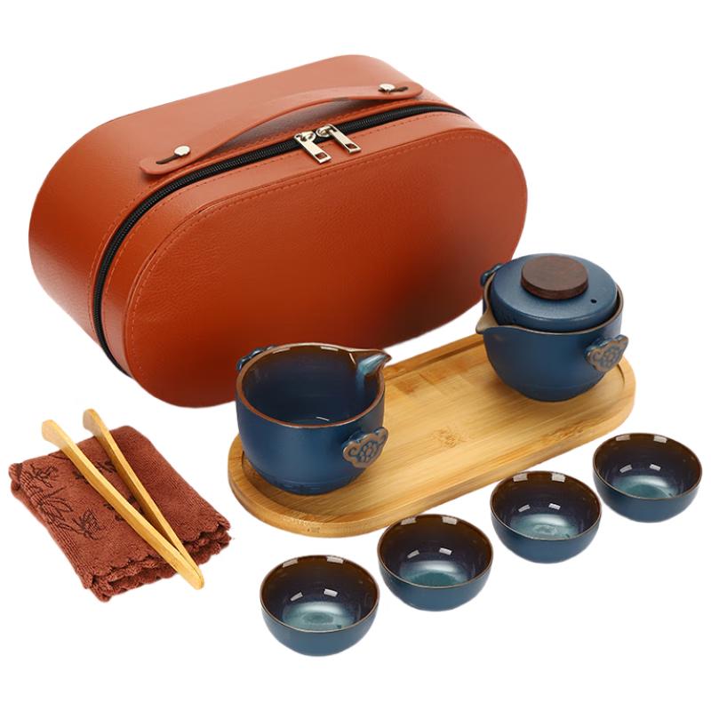 Portable Ceramic Kung Fu Tea Set
