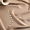 Elegant Y-Shaped Pearl Necklace - Light Luxury, Long Design