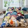 Fairy Tail Bedding Set  Duvet Cover Quilt Duvet Cover Sets Home Decor Twin Single Queen King Size Fashion Gift Cartoon