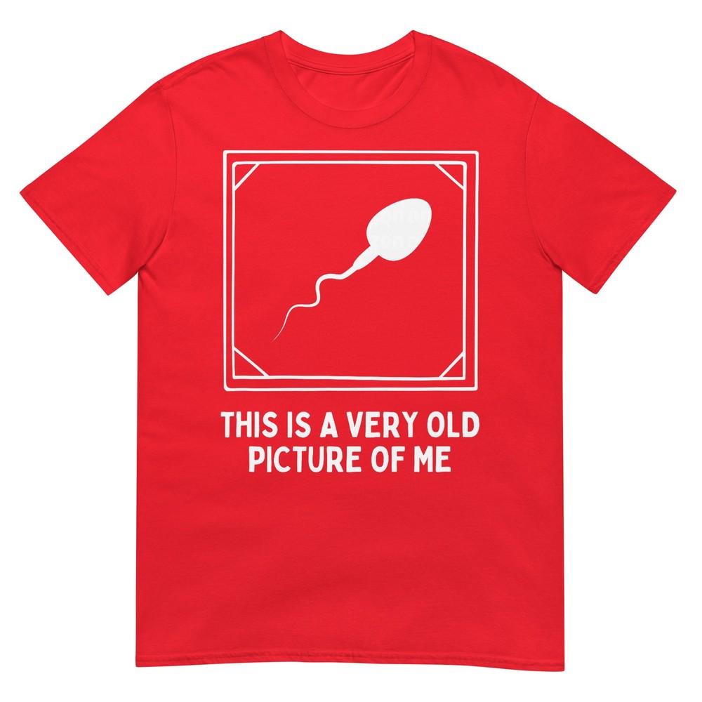 This Is A Very Old Picture Of Me Gag Adult Funny Tshirt S