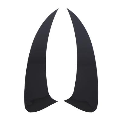 2 Pcs Rear Bumper Spoiler Air Vent Cover Glossy Black Lower Air Vent Cover Trim Frame Replacement