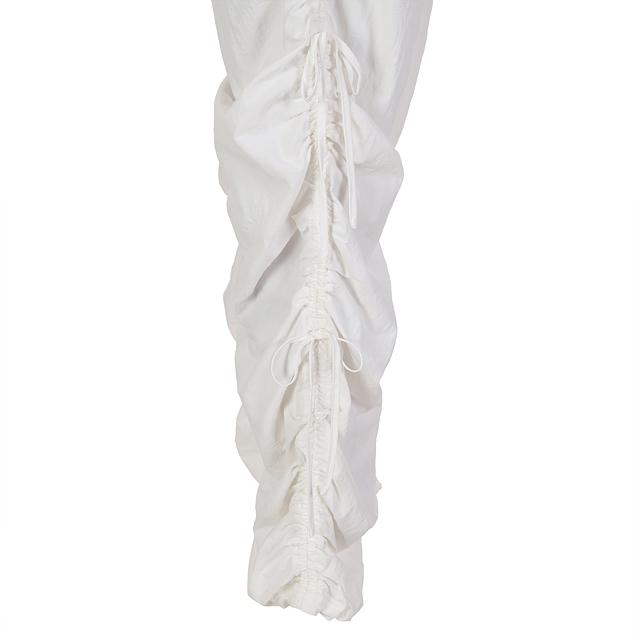 LALAFOX Side String Parachute Pants White Bq2Wp027