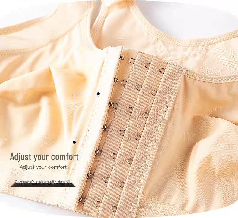 Adjustable Wire-Free Sports Bra with Front Buckle – Breathable and Comfortable Yoga Vest