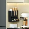 Modern Cup Storage Solution Multilayer Shelf With Open Front Design For Family And Commercial Use